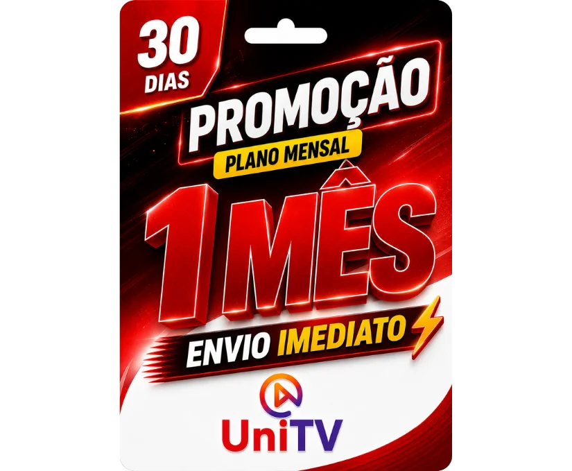 uni 1 mes unico Recarga UniTV - Mensal