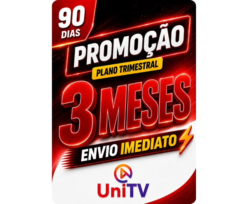 uni 3 meses unico Recarga UniTV - Trimestral